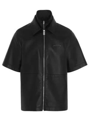 1017 ALYX 9SM Zipped Short-Sleeve Leather Shirt