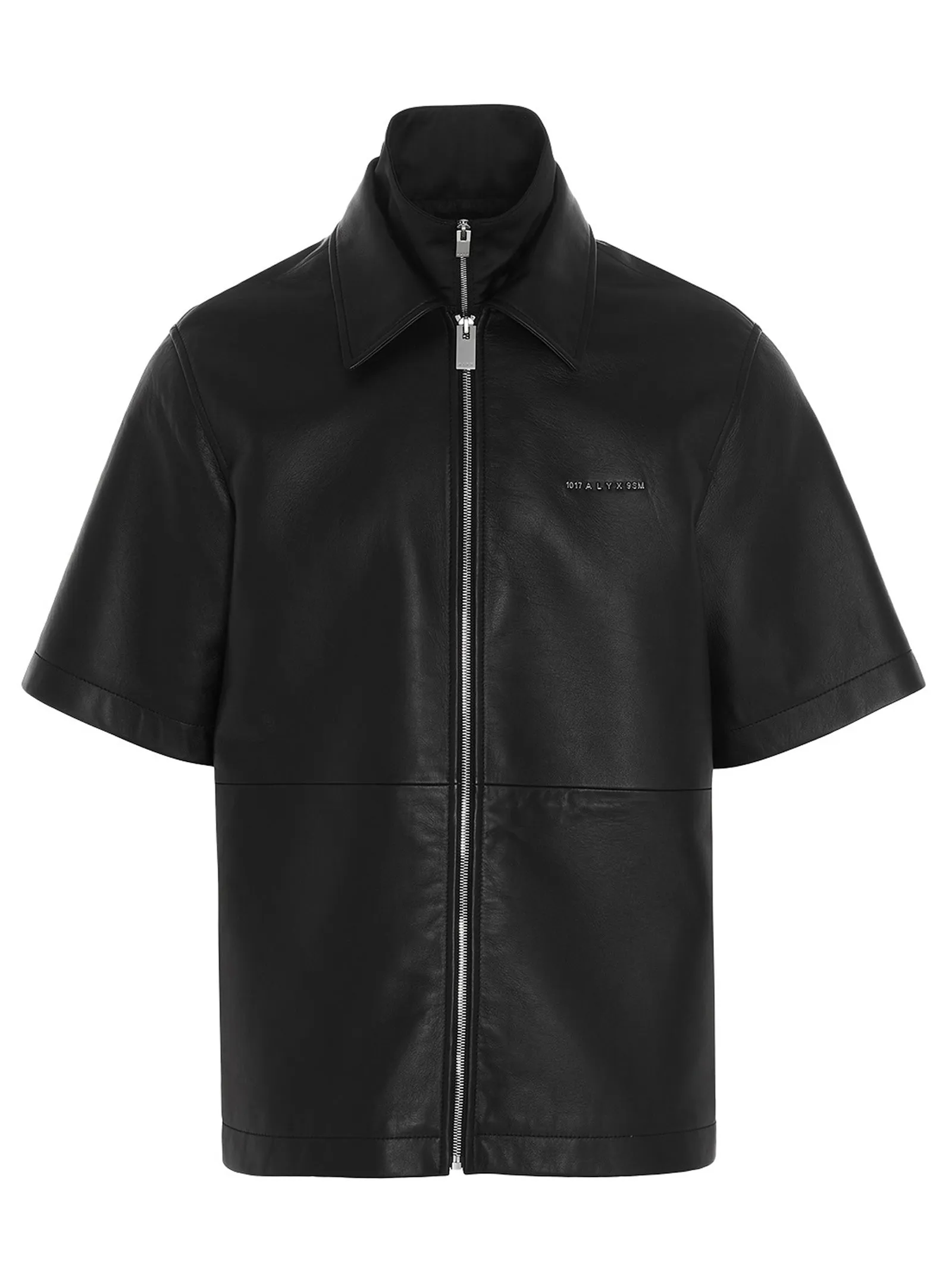 1017 ALYX 9SM Zipped Short-Sleeve Leather Shirt