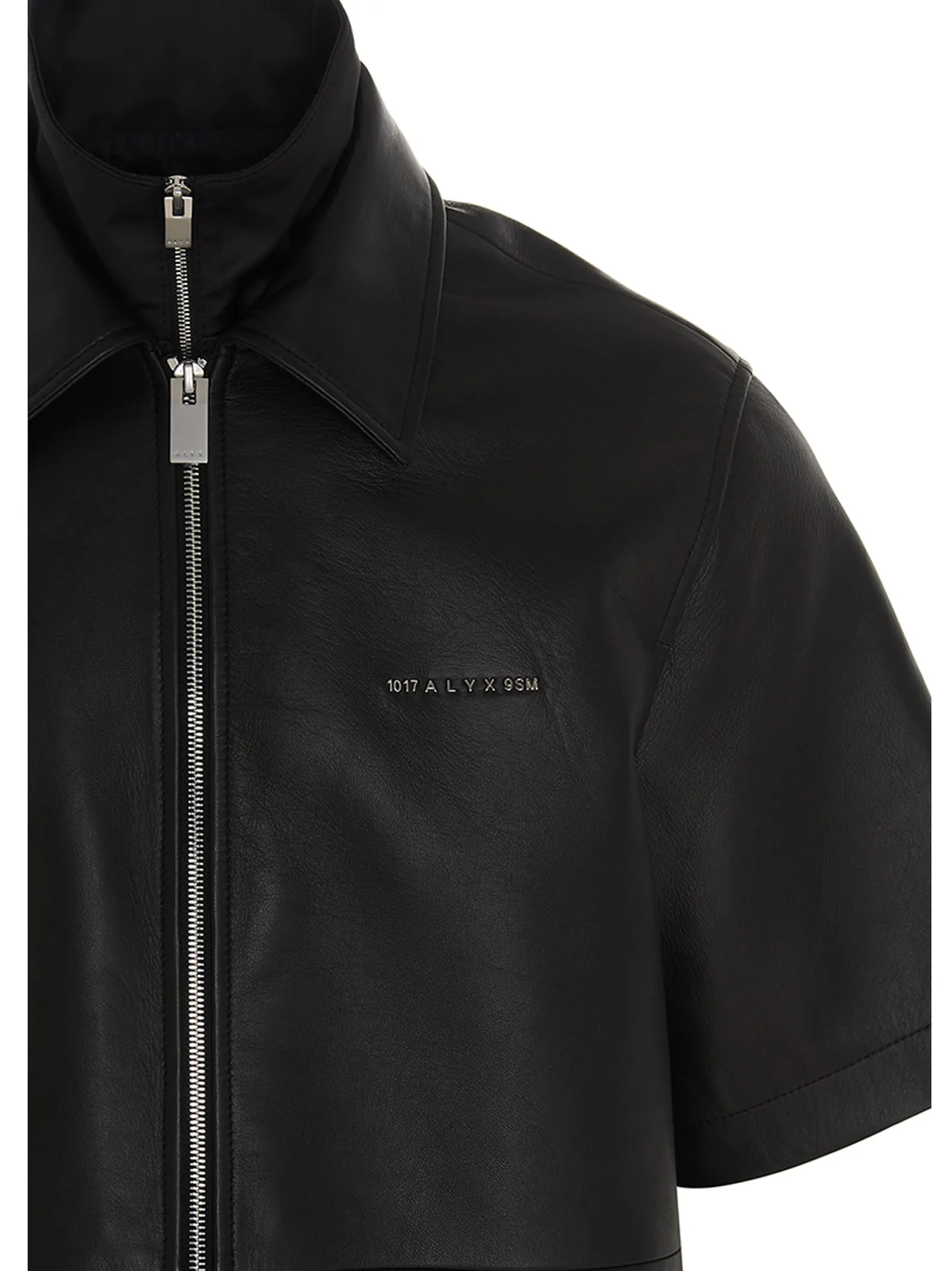1017 ALYX 9SM Zipped Short-Sleeve Leather Shirt