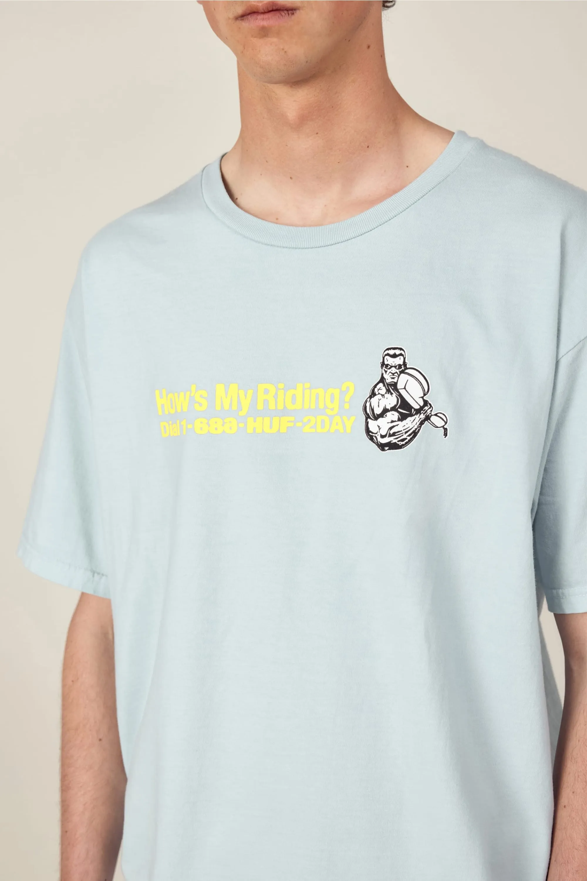 686 HUF Riding Heavyweight Premium Short Sleeve Tee