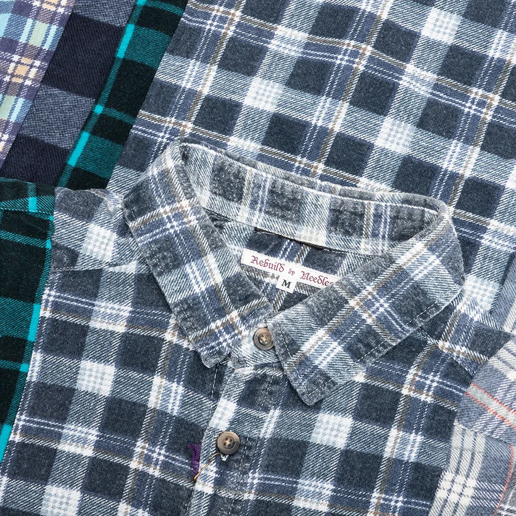 7 Cuts Flannel Shirt - Assorted