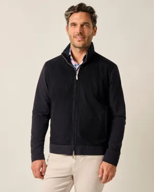 Agnelli Suede Mixed Media Jacket