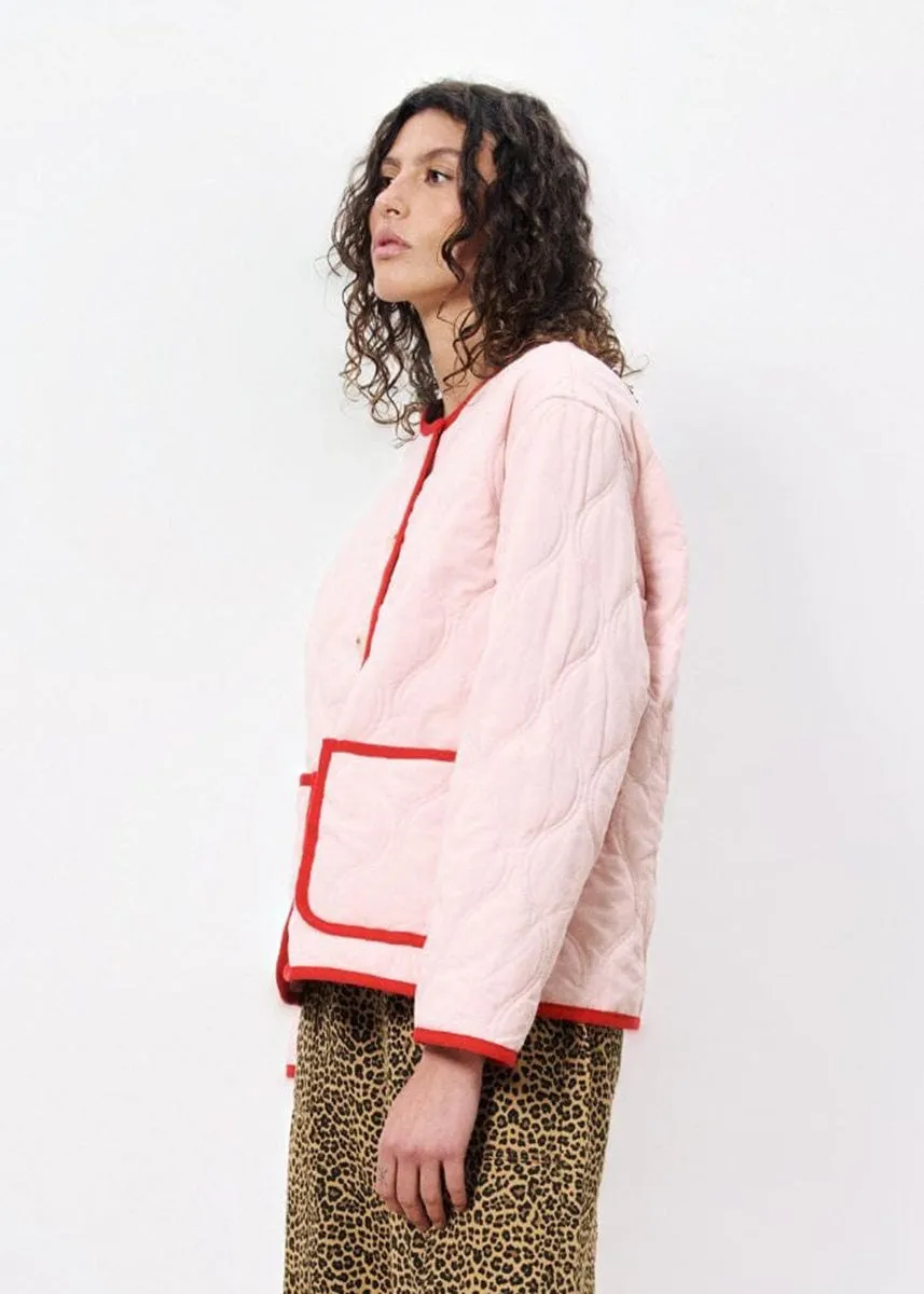 Alezia Quilted Jacket - Rouge