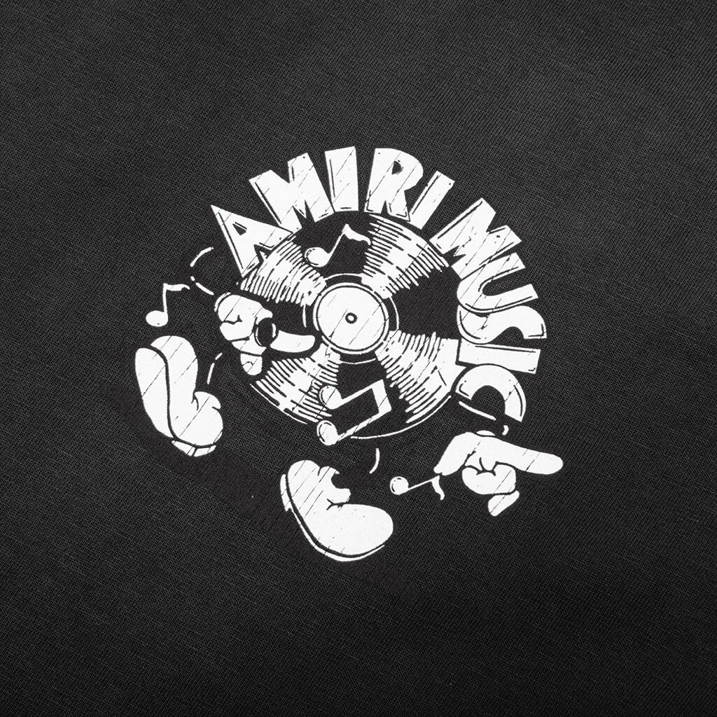 Amiri Music Record Tee - Black