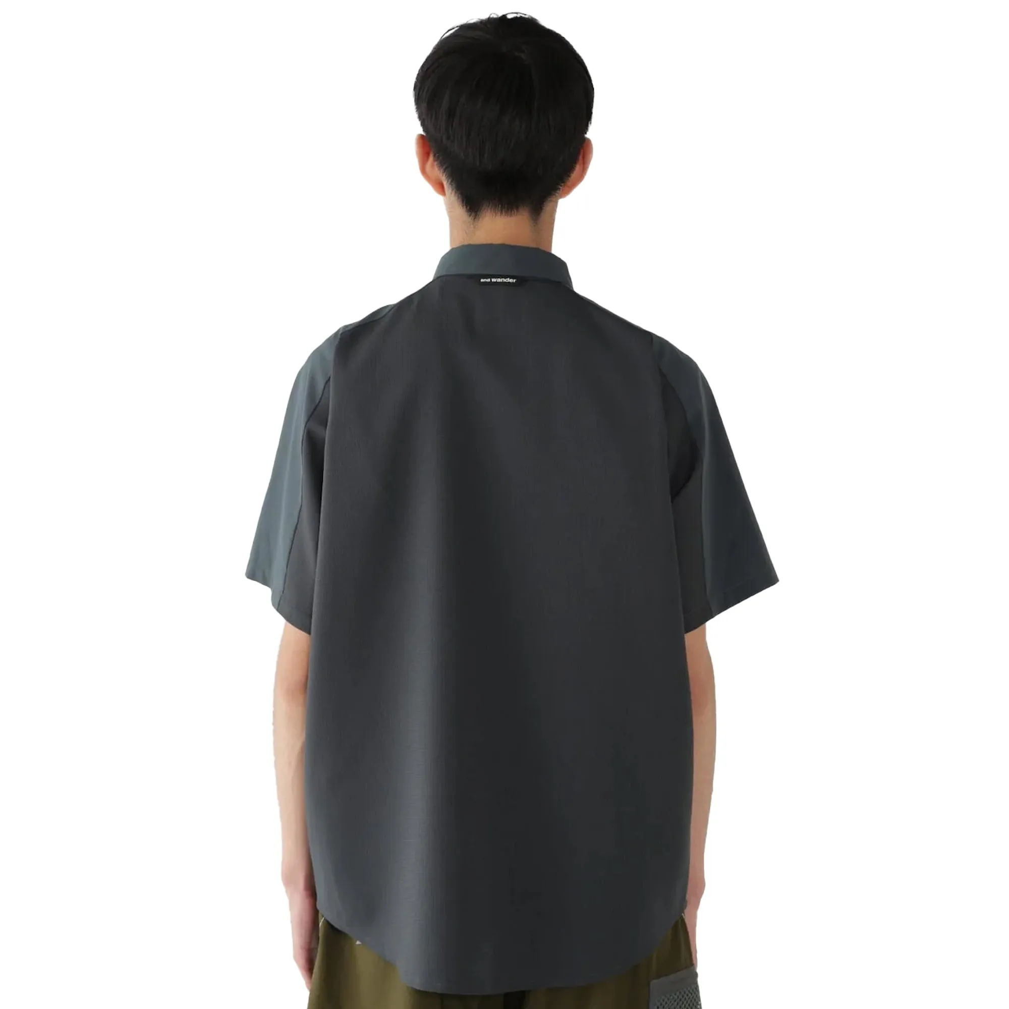 and Wander Tech Short Sleeve Shirt Dark Green