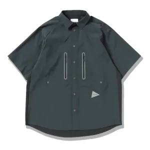 and Wander Tech Short Sleeve Shirt Dark Green