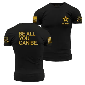 Army Be All You Can Be T-Shirt - Black