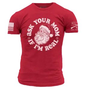 Ask Your Mom T-Shirt - Red
