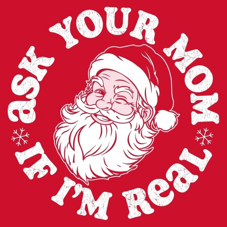 Ask Your Mom T-Shirt - Red