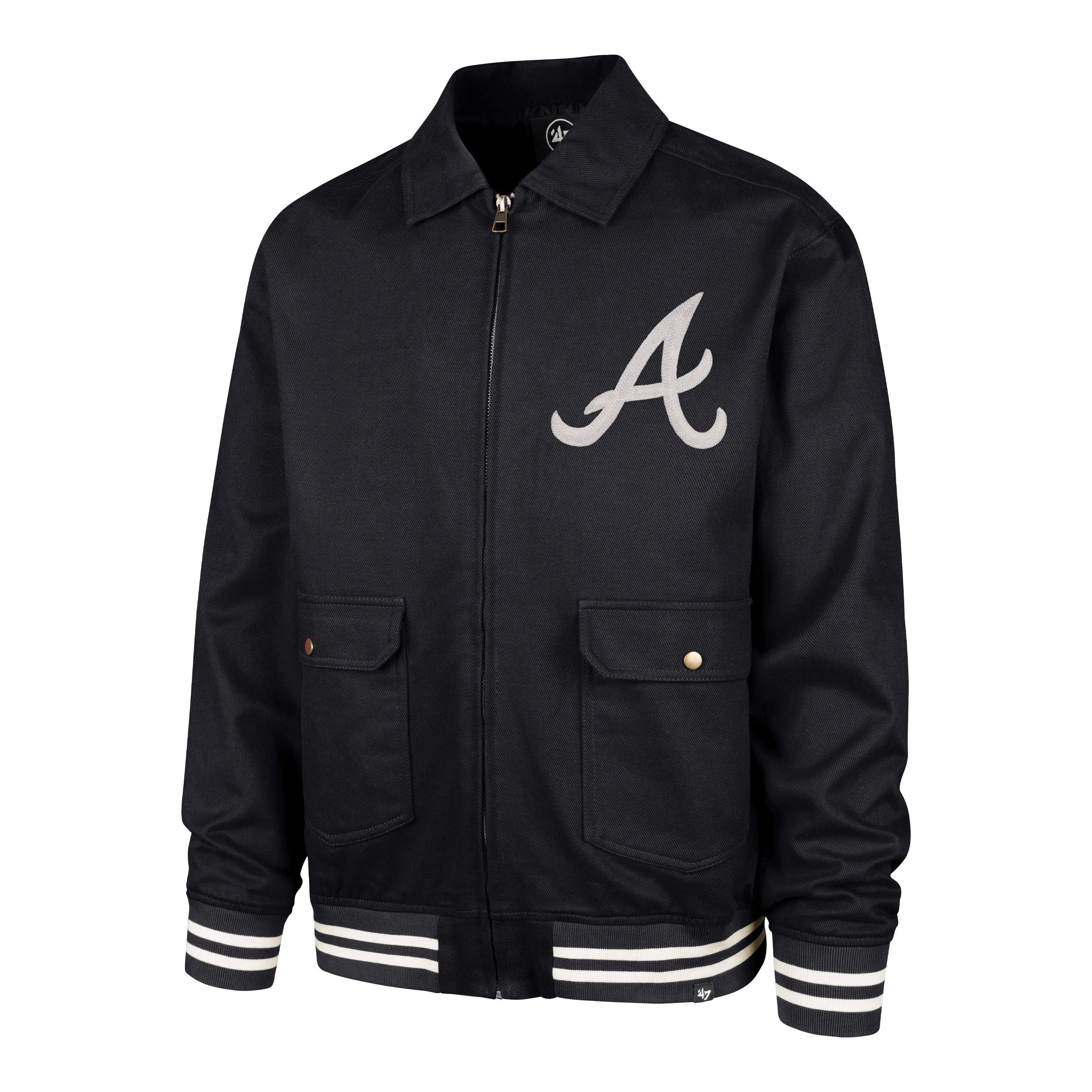 ATLANTA BRAVES GOLDEN DIAMOND '47 HOMESTEAD JACKET