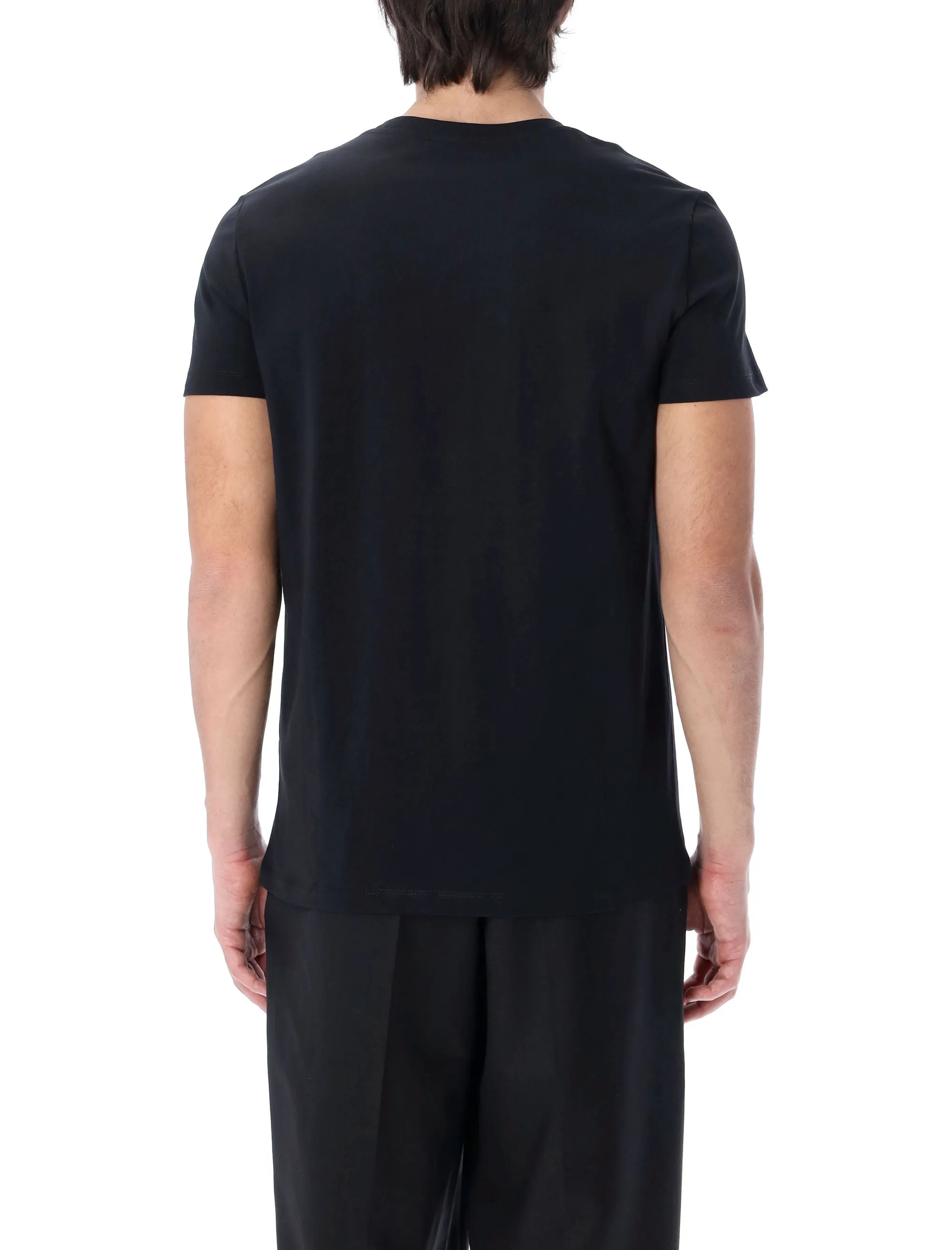 Balmain Logo Printed Crewneck T-Shirt