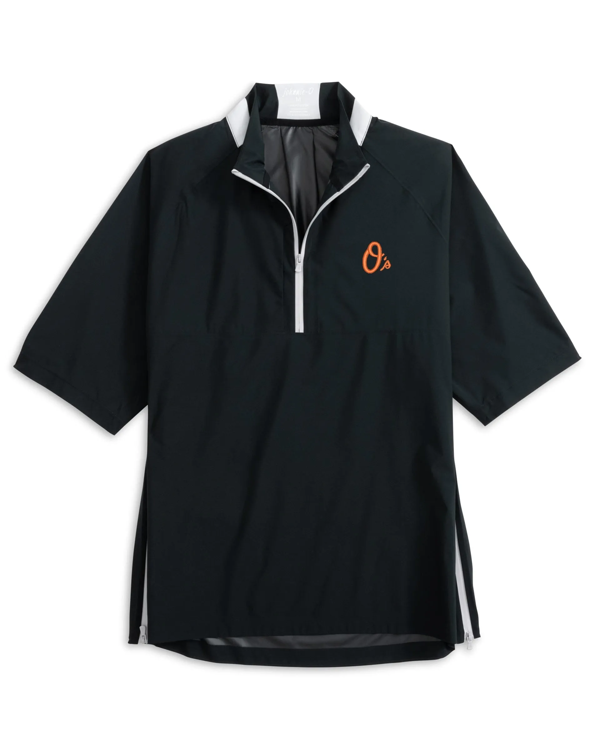 Baltimore Orioles Stealth Stowable Short Sleeve Rain Jacket