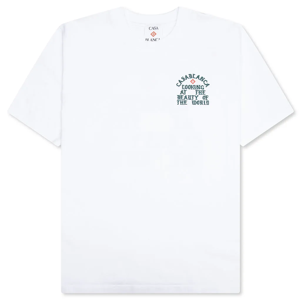 Beauty of the World Printed T-Shirt - White