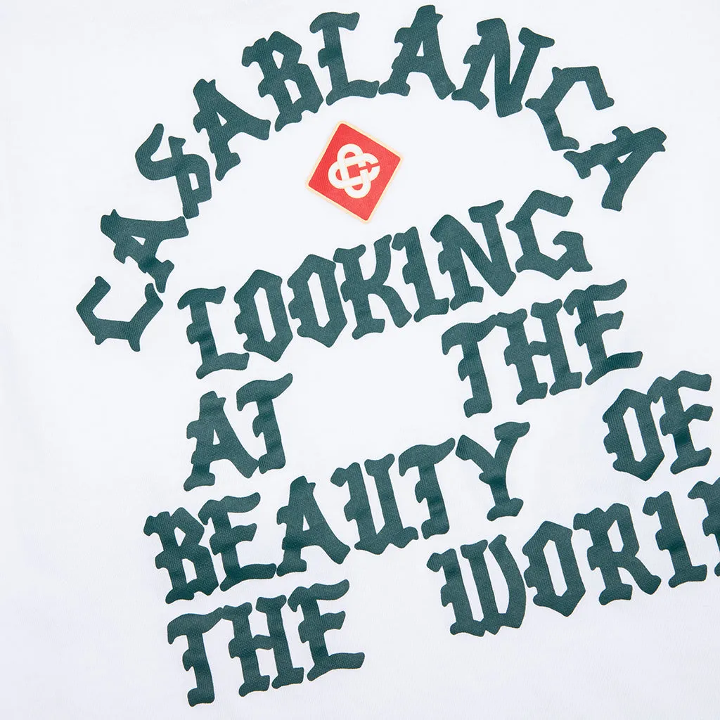 Beauty of the World Printed T-Shirt - White