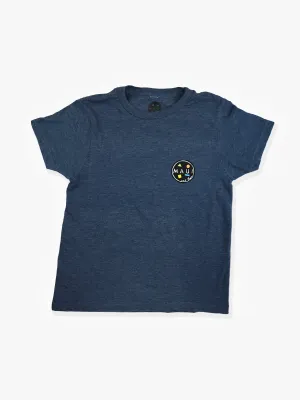 Boys Good Life T-Shirt in Heather Navy