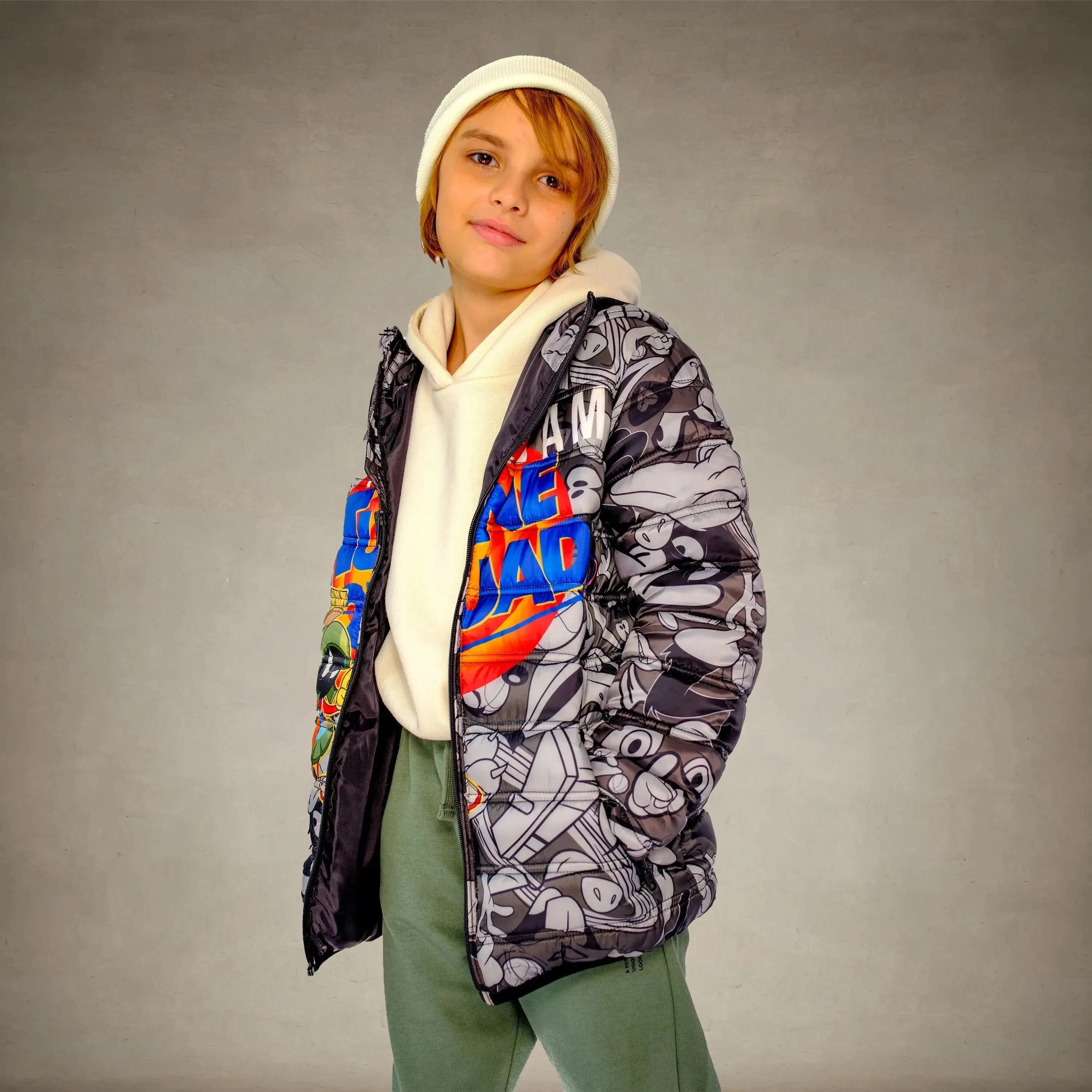 Boy's Packable Tune Squad Midweight Jacket - FINAL SALE