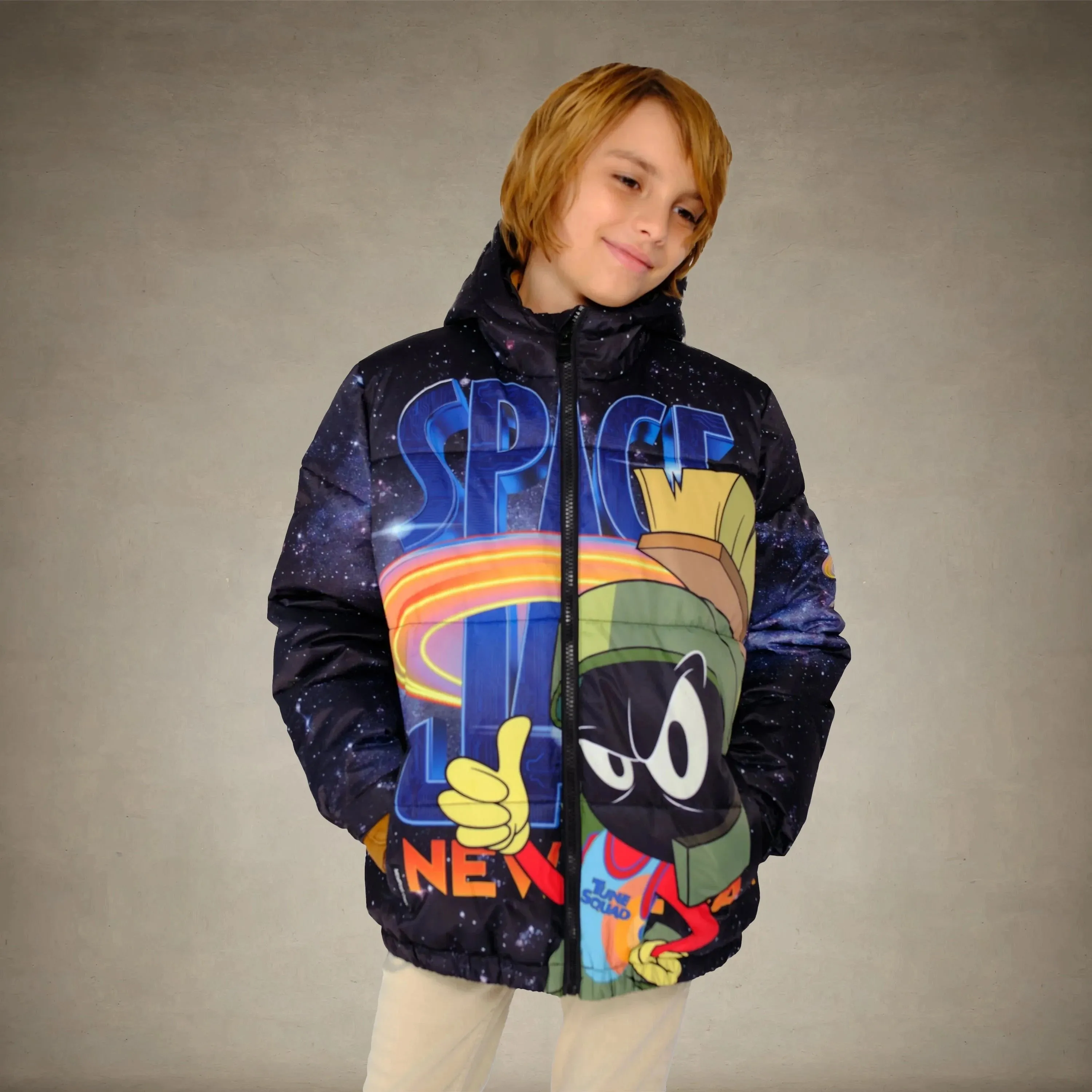 Boy's Space Jam Puffer Jacket - FINAL SALE