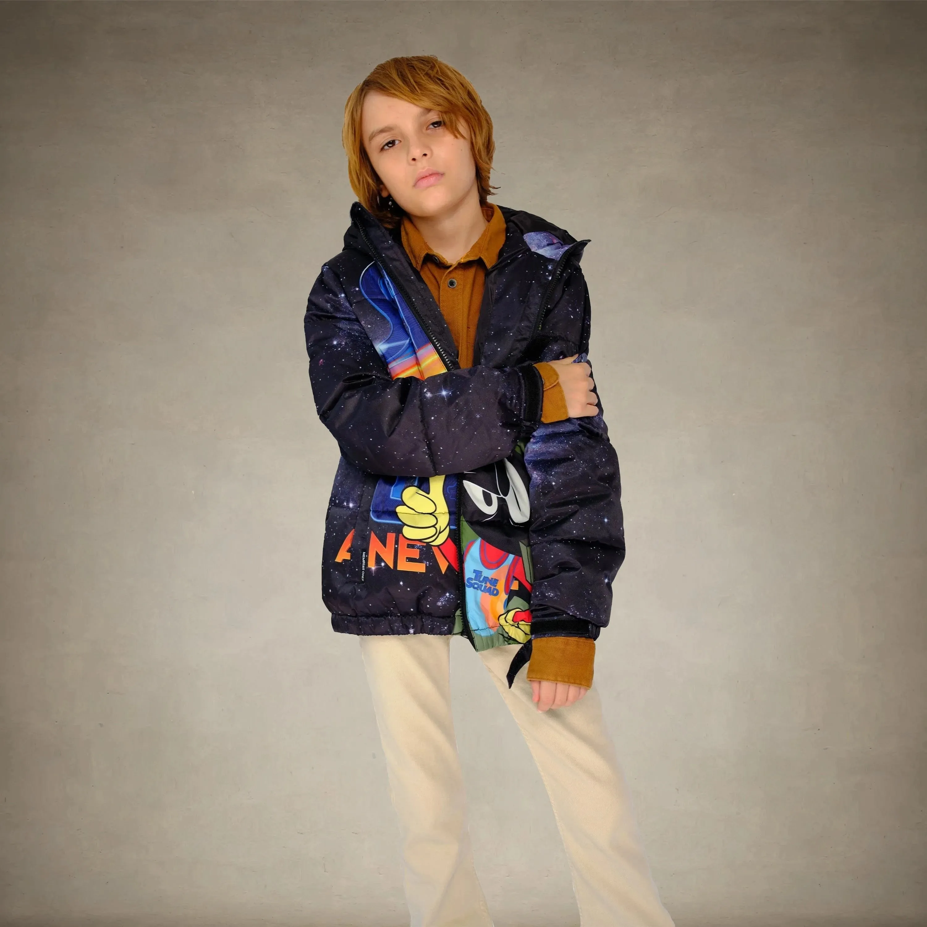 Boy's Space Jam Puffer Jacket - FINAL SALE
