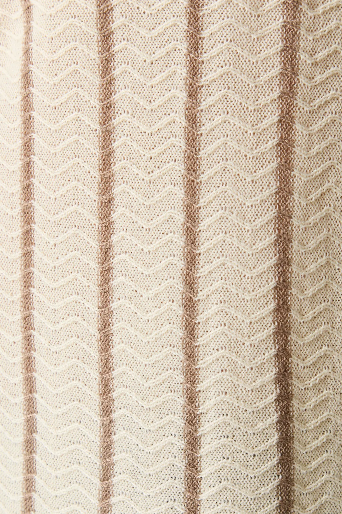Cardigan en tricot rayé
