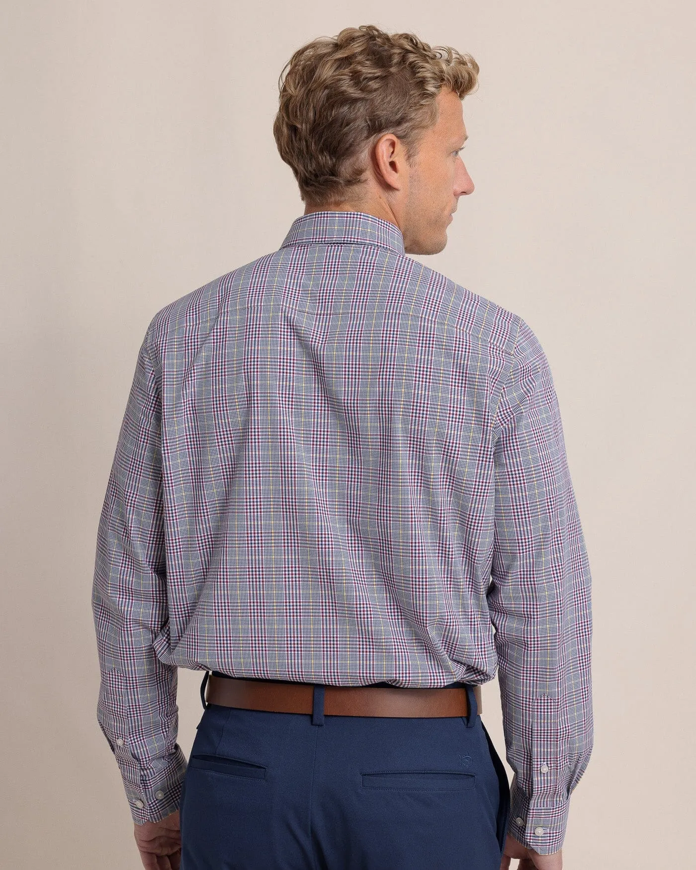 Charleston Brunswick Plaid Long Sleeve Sport Shirt