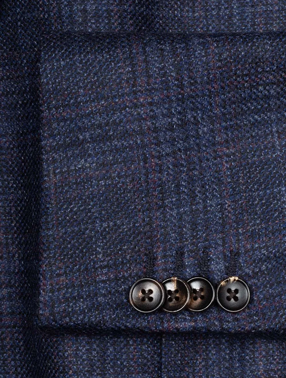 Check Scooter Jacket Navy