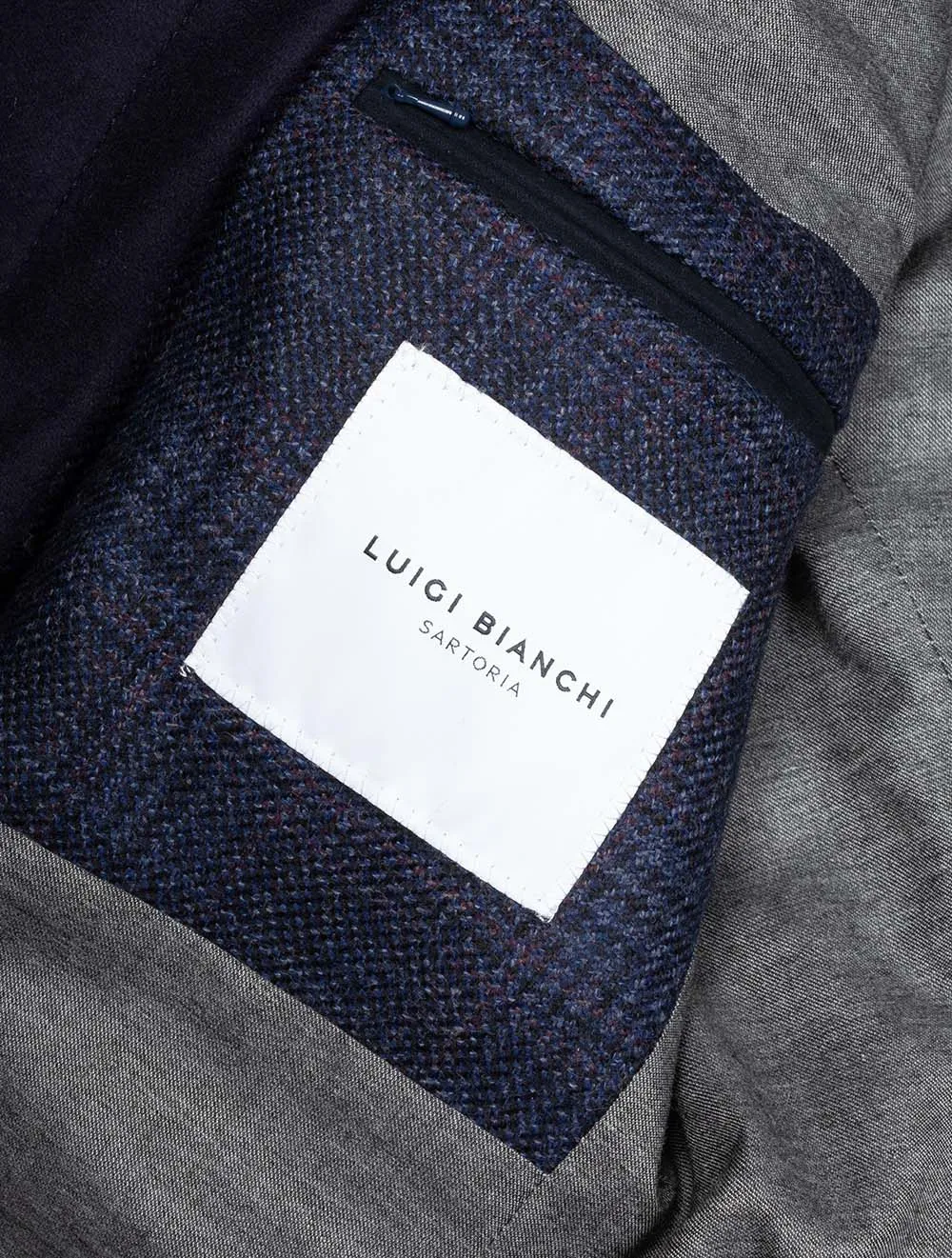 Check Scooter Jacket Navy