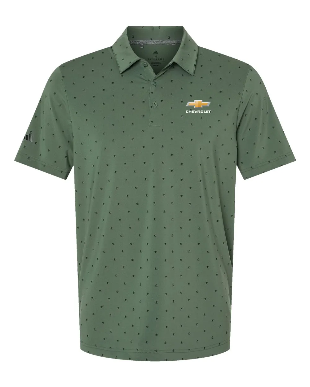 Chevrolet Men's Pine Tree Adidas Polo