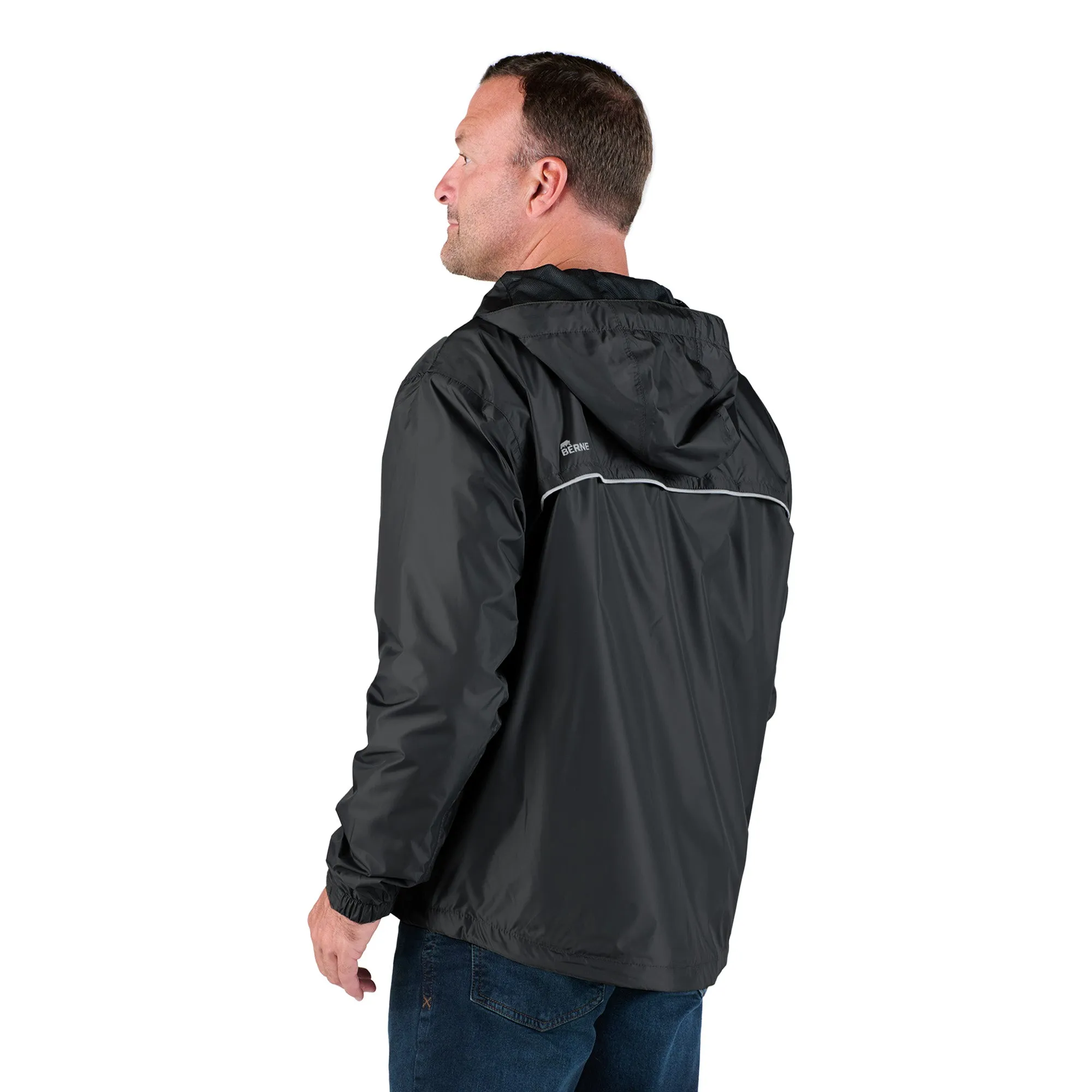 Coastline Lightweight Hooded Rain Jacket