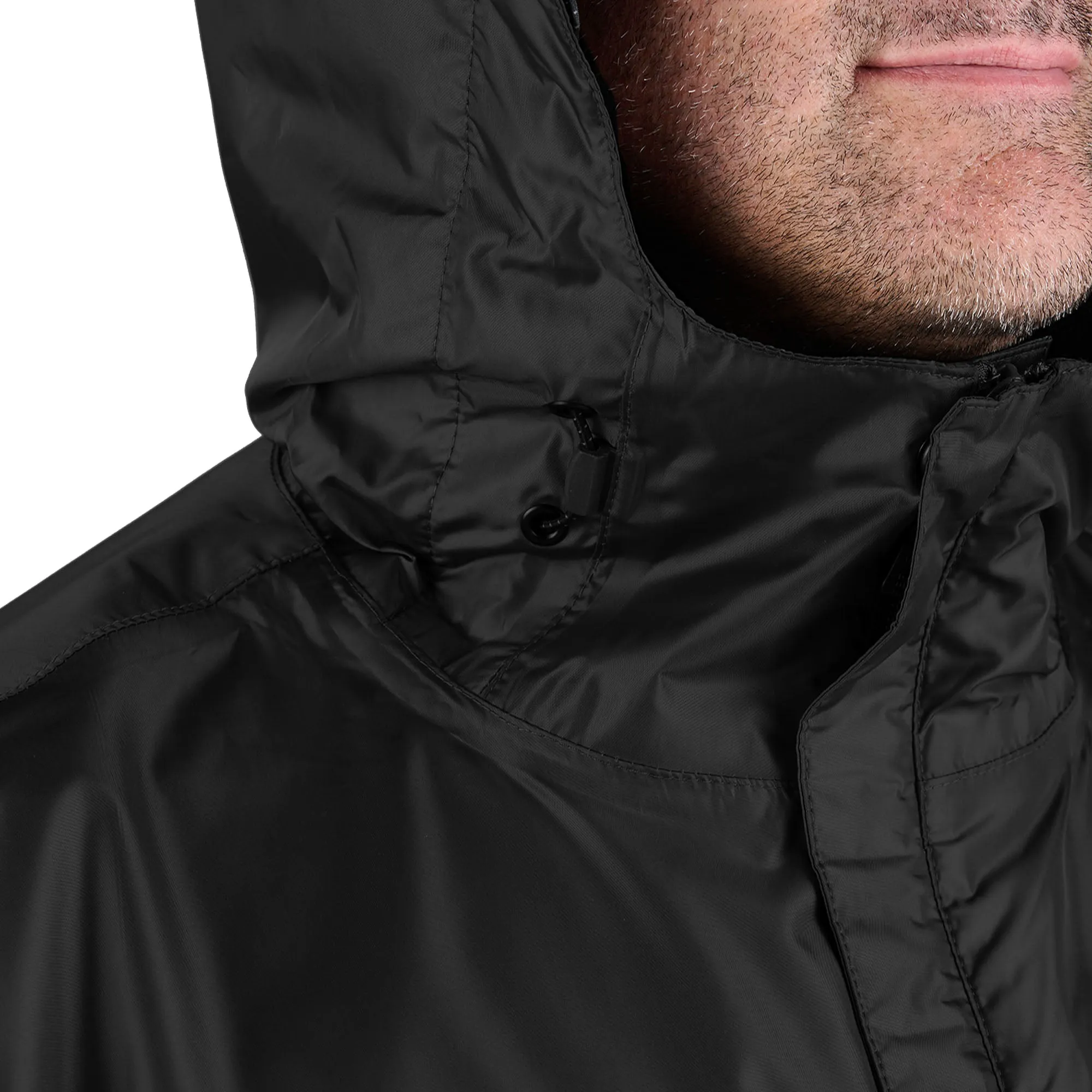 Coastline Lightweight Hooded Rain Jacket