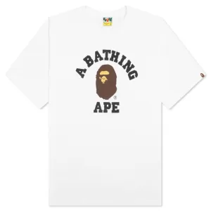 College Tee - White
