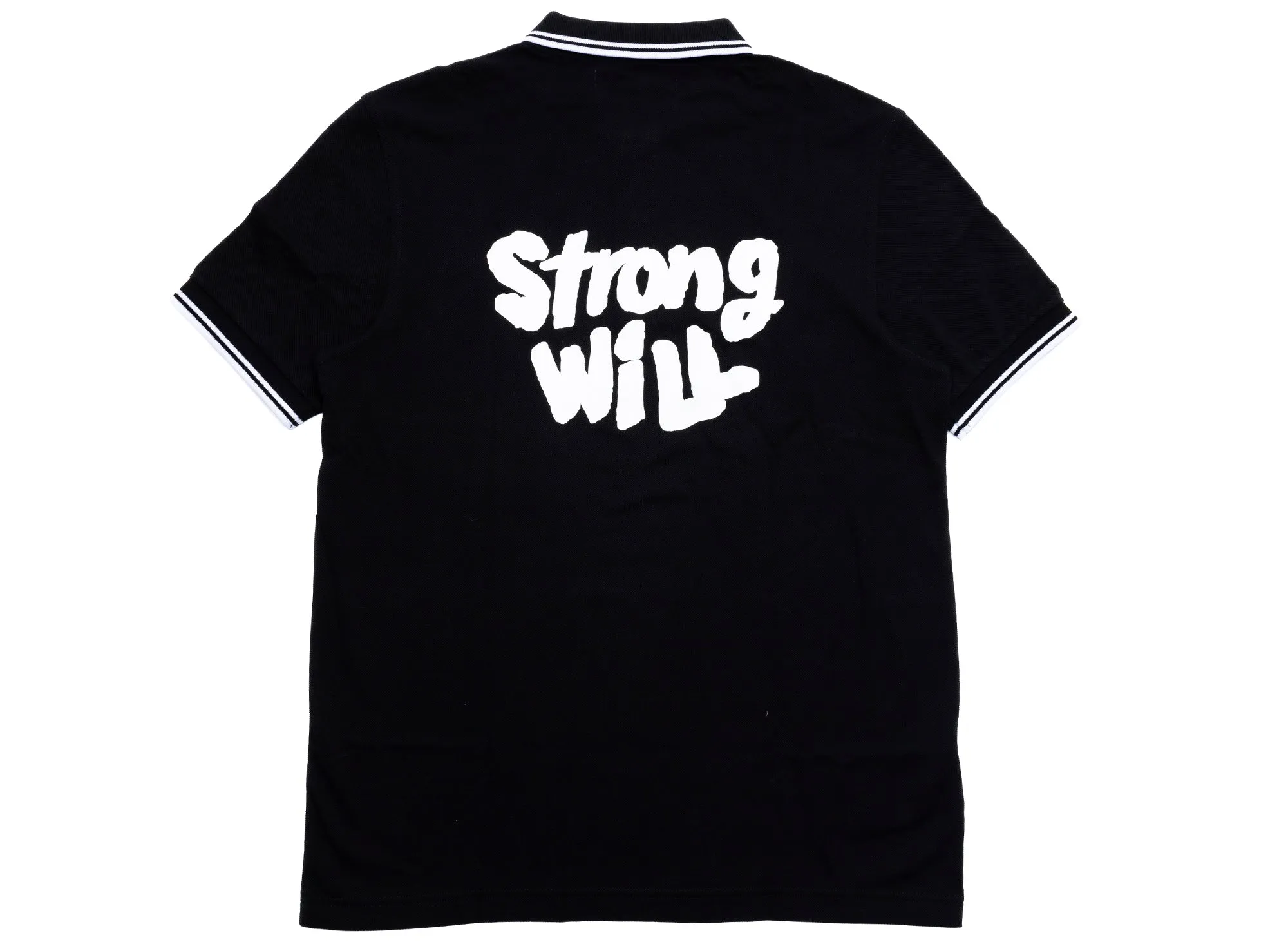 Comme des Garçons SHIRT x Fred Perry Strong Will Polo Shirt in Black