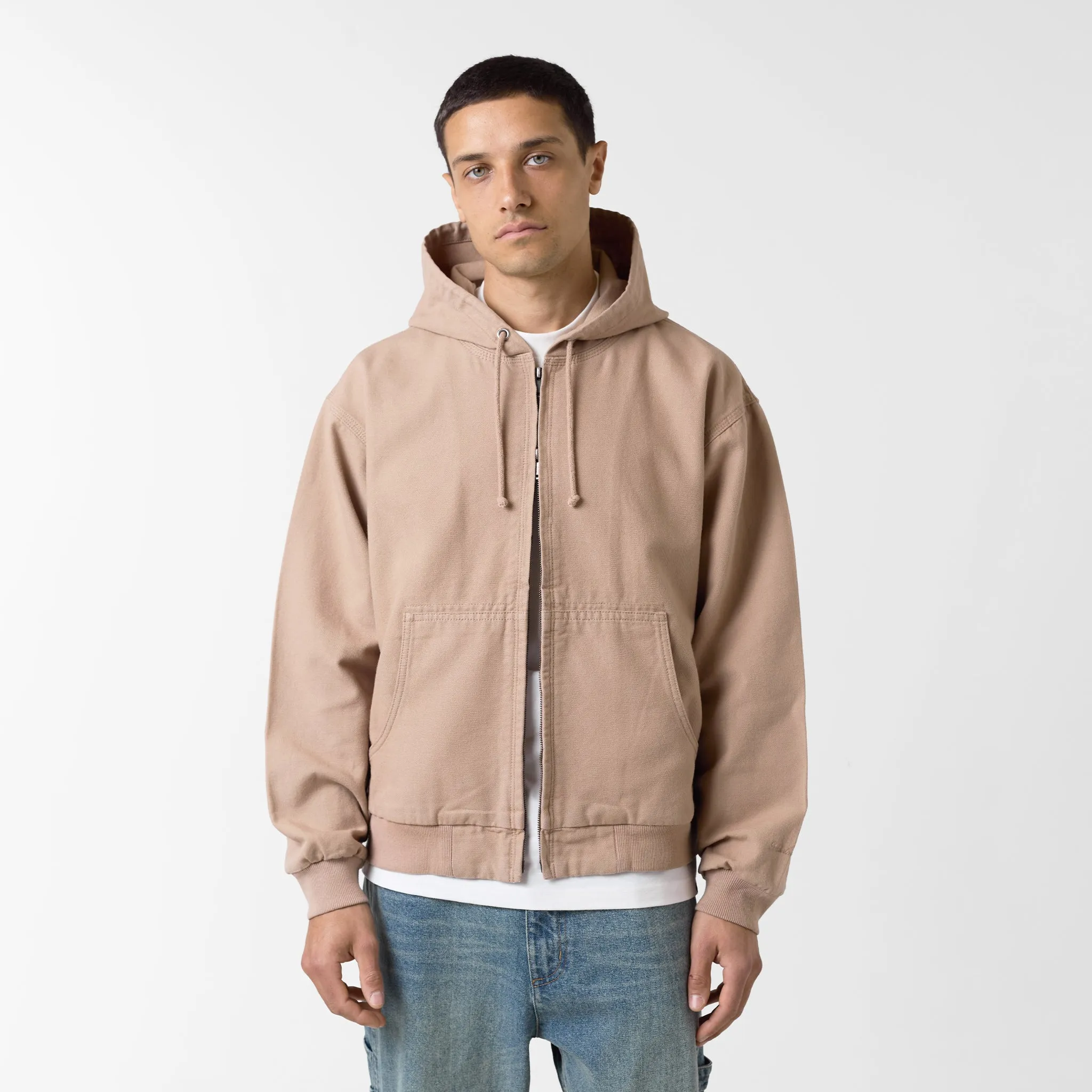 Core Canvas Jacket | Light Brown