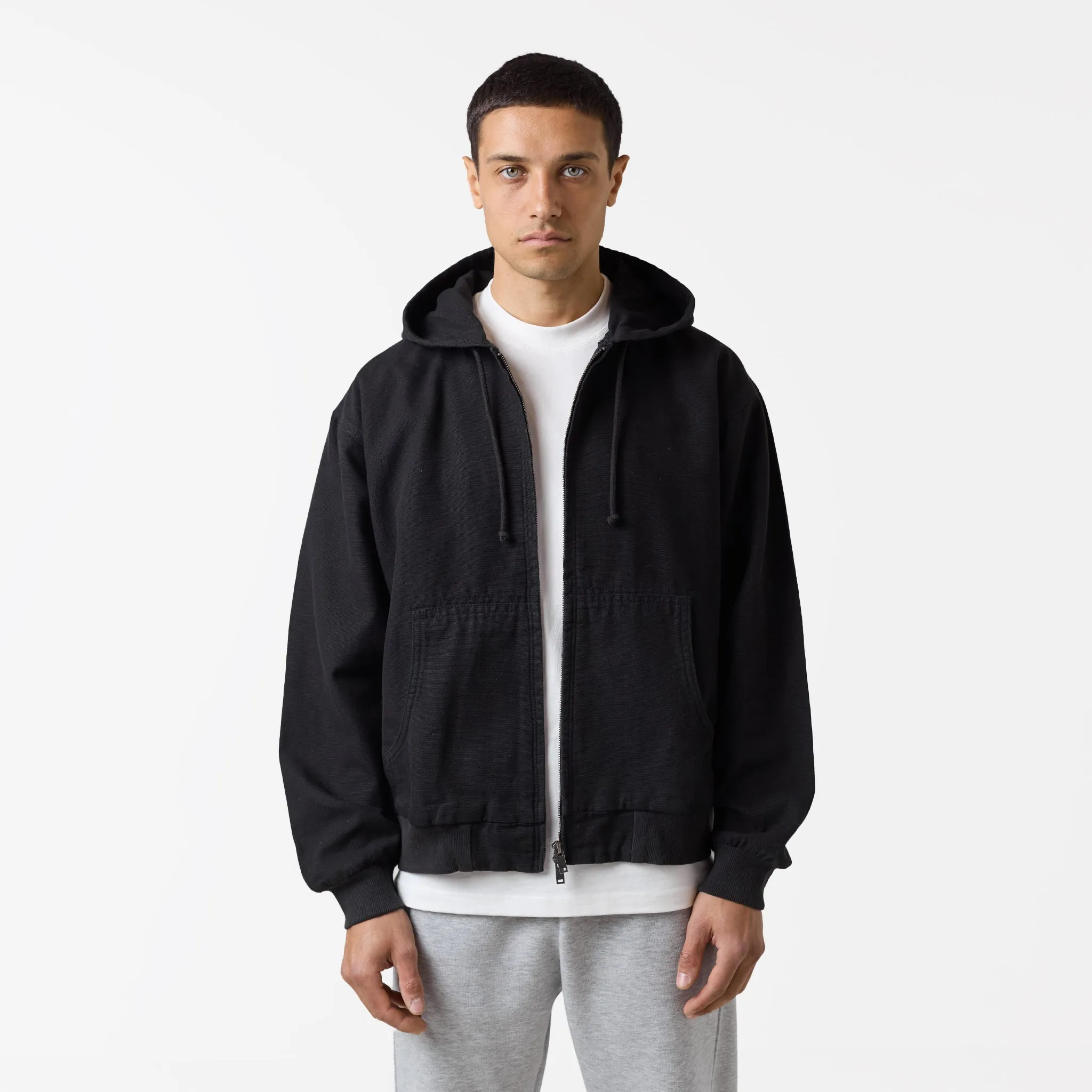 Core Canvas Jacket | Washed Black