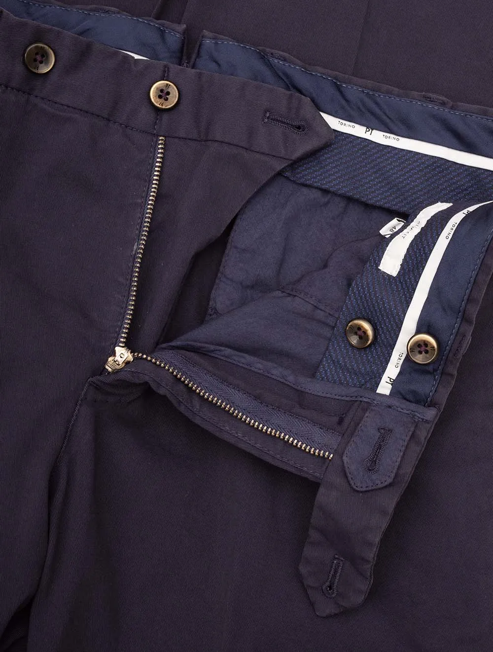 Cotton Chino Blue