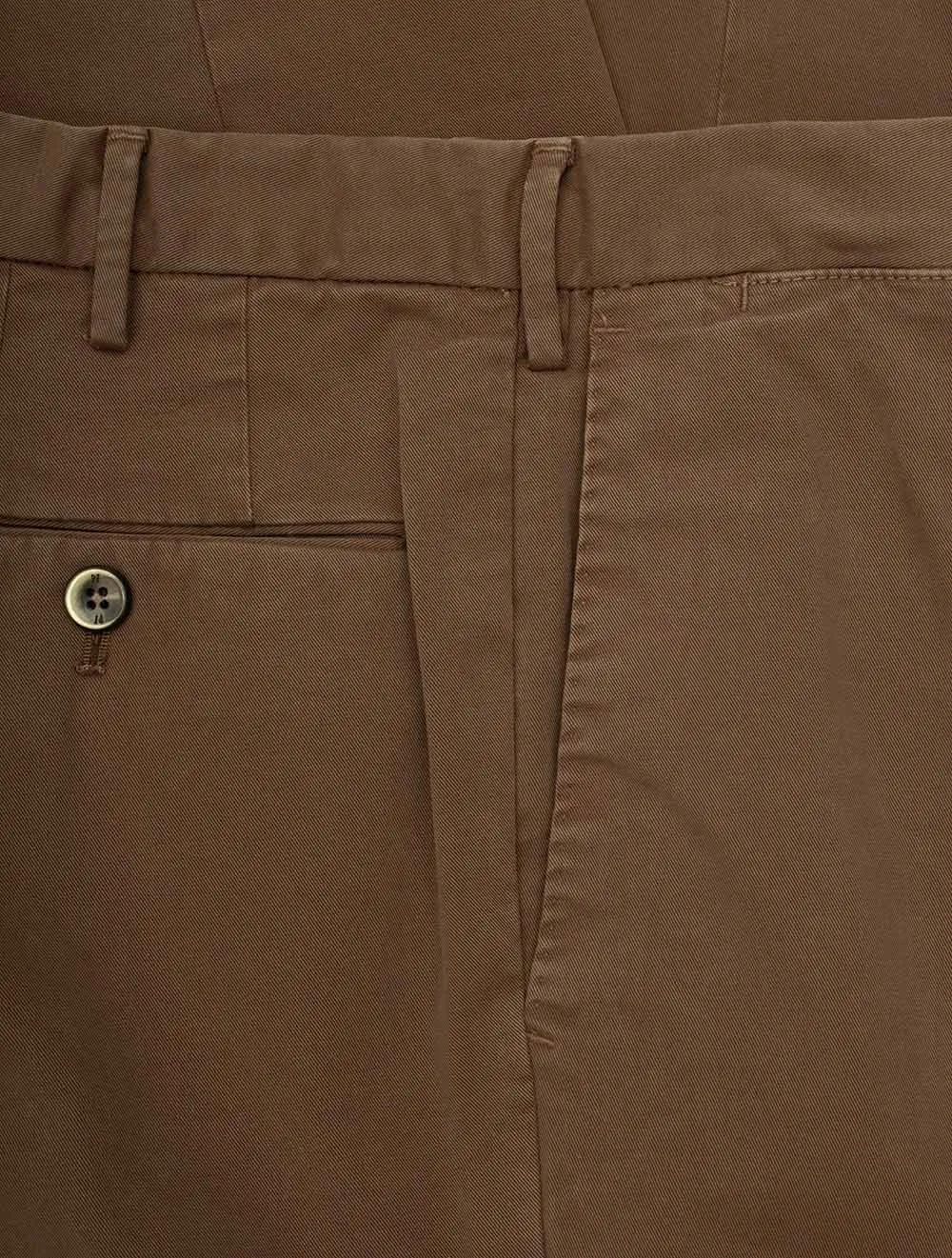 Cotton Chino Brown