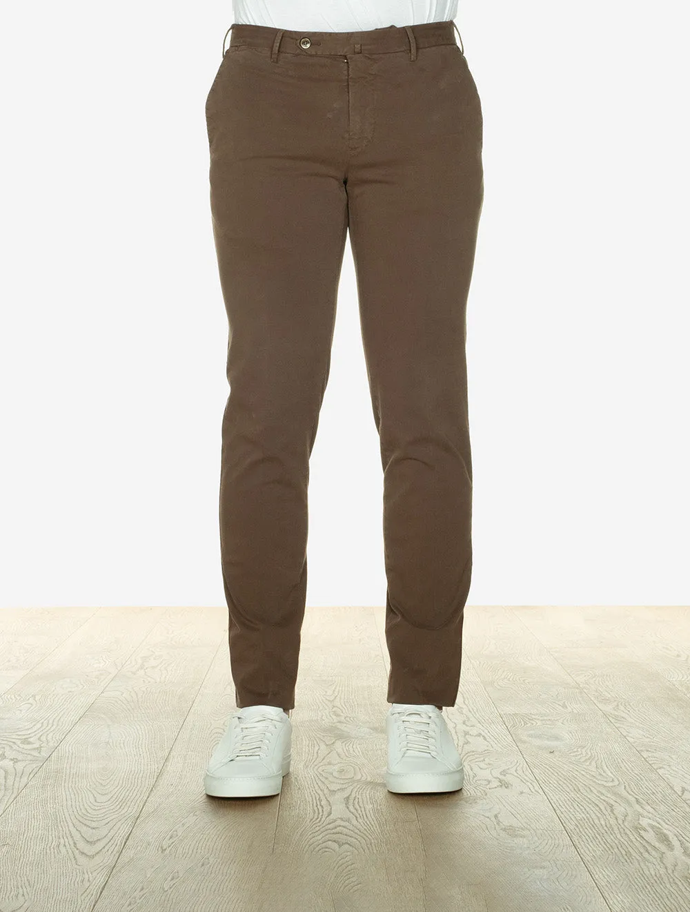 Cotton Chino Brown