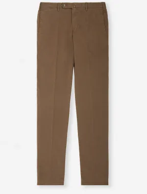 Cotton Chino Brown