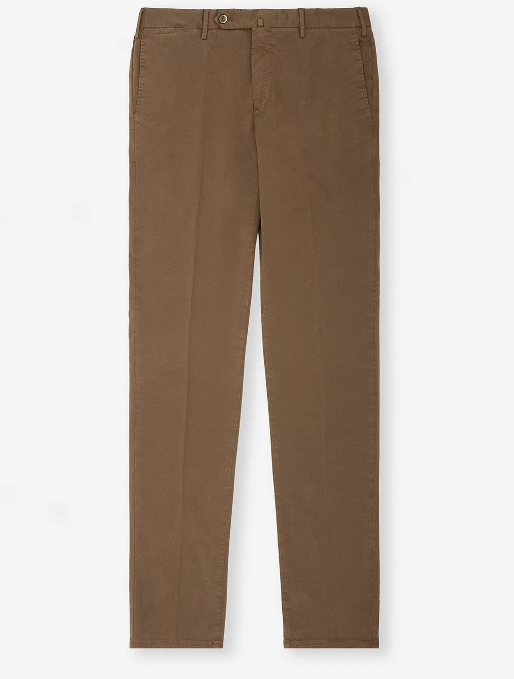 Cotton Chino Brown
