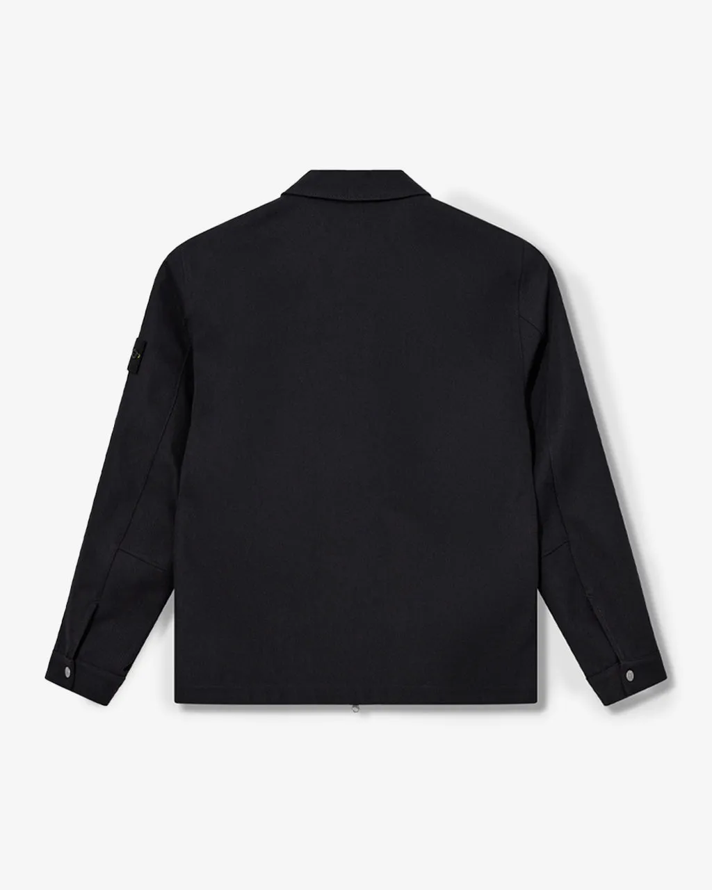 Cotton Nylon Drill Overshirt Navy Blue