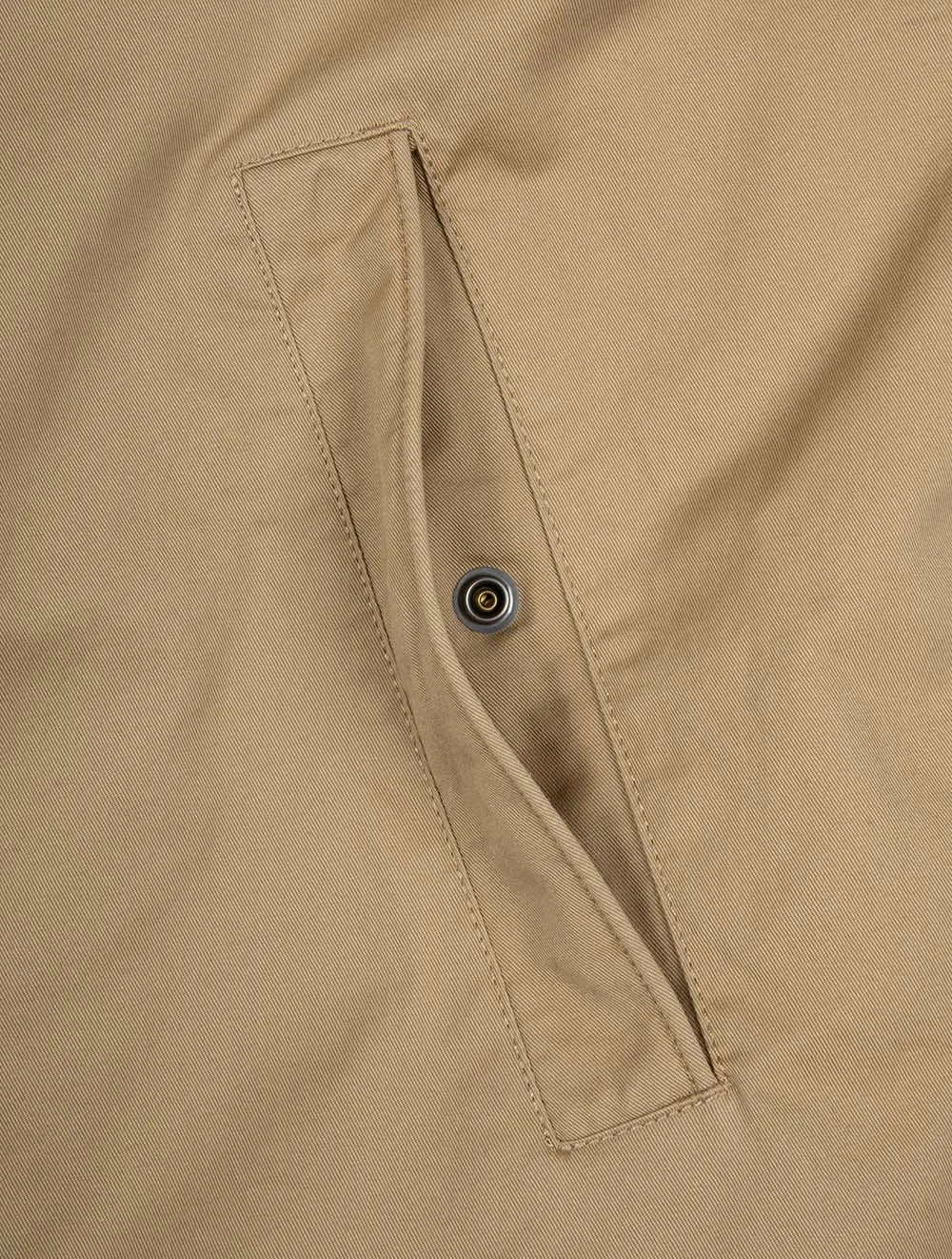 Cotton Windcheater Jacket Dark Khaki