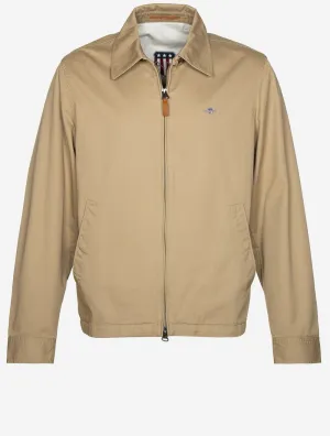 Cotton Windcheater Jacket Dark Khaki