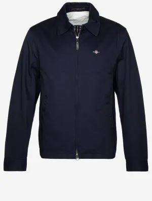 Cotton Windcheater Jacket Evening Blue