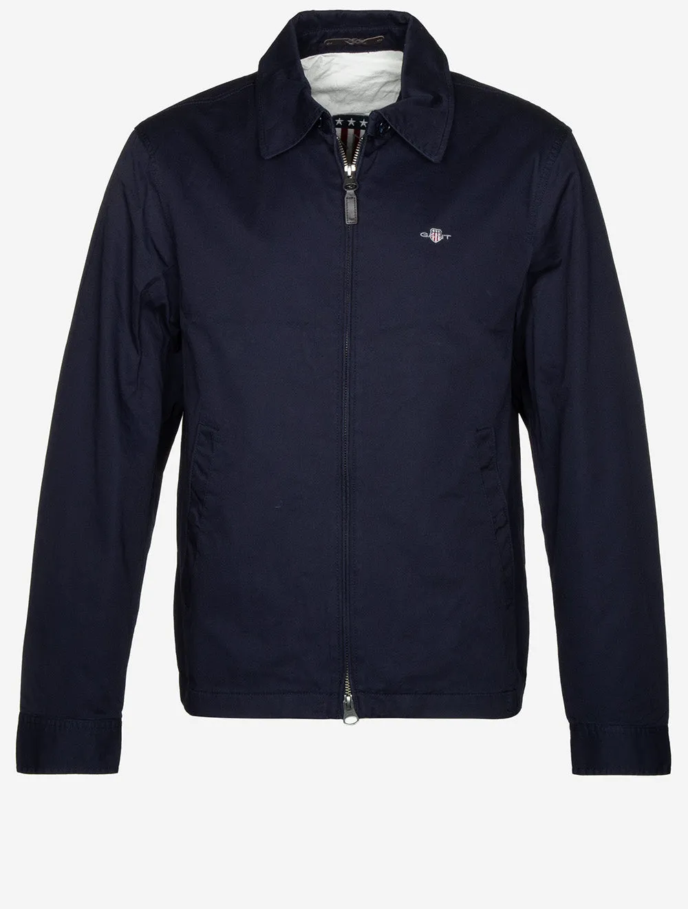 Cotton Windcheater Jacket Evening Blue