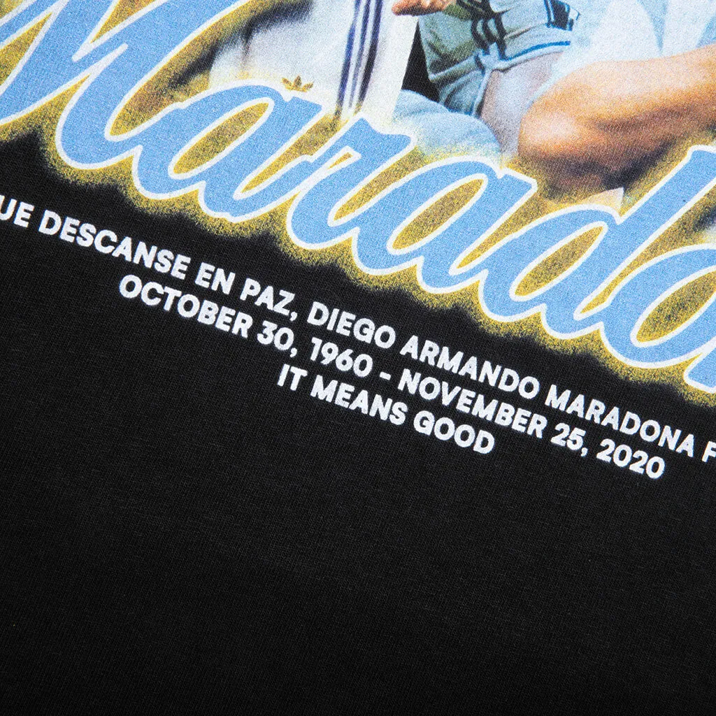 Diego Maradona Tee - Black
