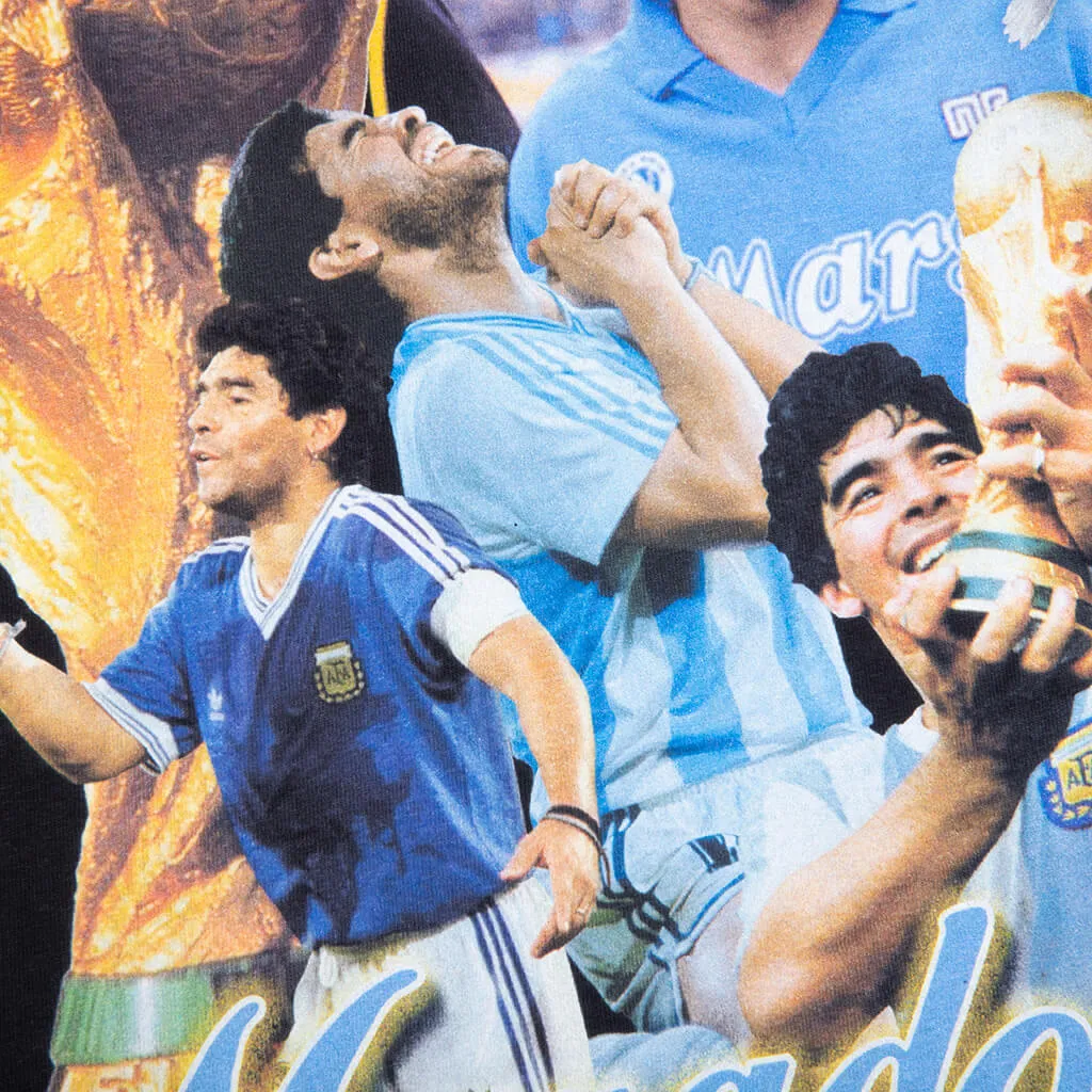 Diego Maradona Tee - Black