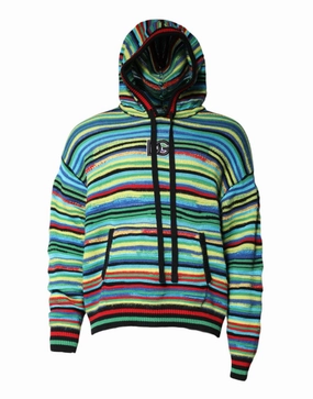 Dolce & Gabbana multi Cotton Hooded Pullover Men's Sweater