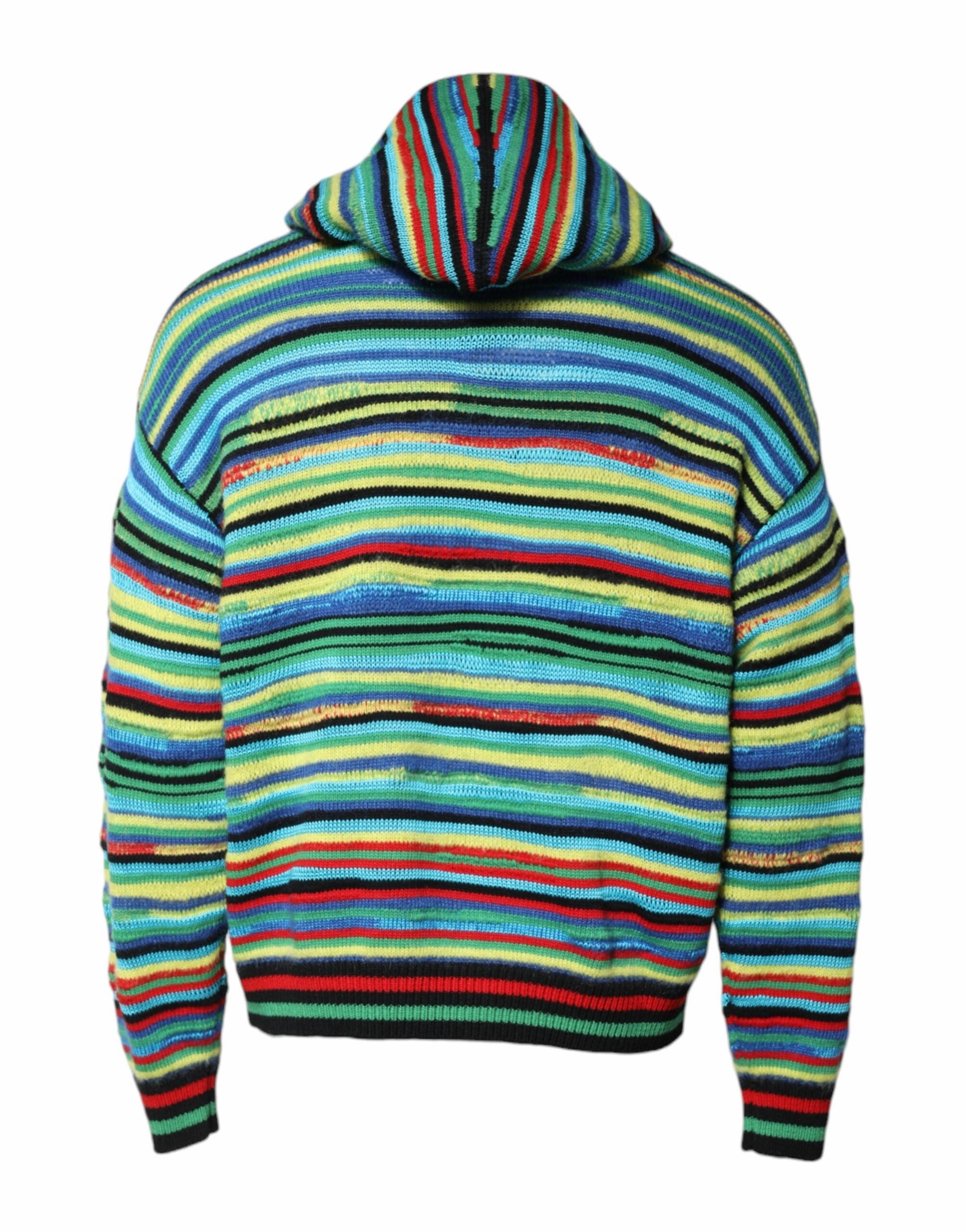 Dolce & Gabbana multi Cotton Hooded Pullover Men's Sweater