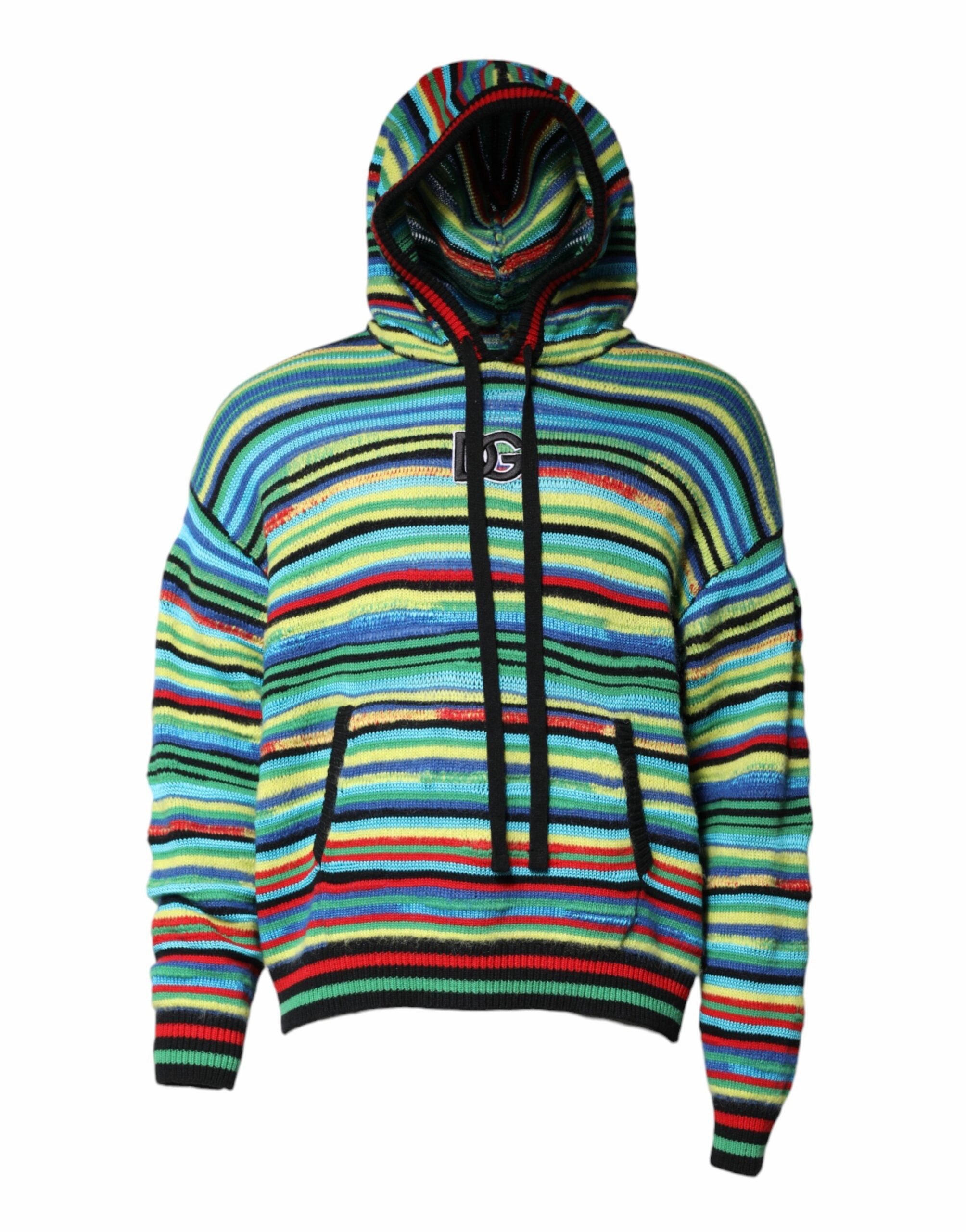 Dolce & Gabbana multi Cotton Hooded Pullover Men's Sweater