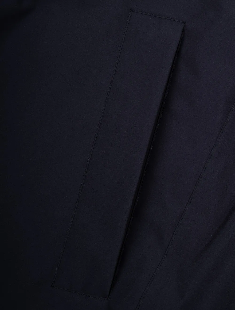Double Breasted Light Rain Jacket Navy