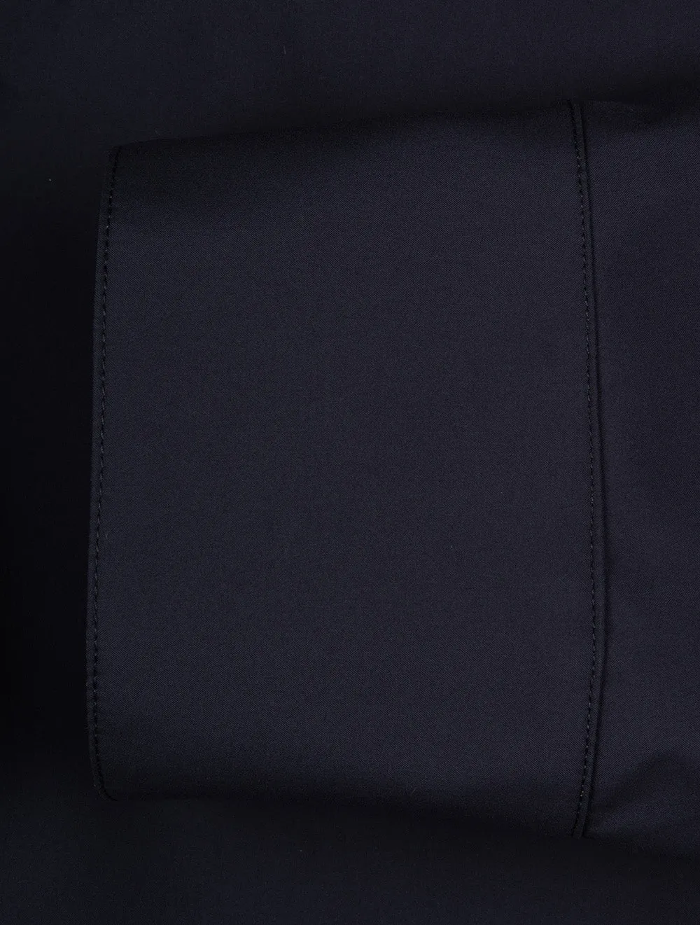 Double Breasted Light Rain Jacket Navy